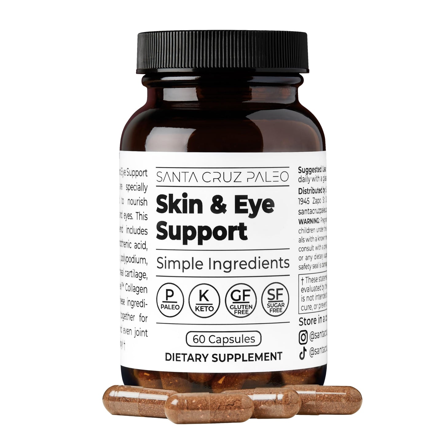 Skin & Eye Supplement – Supports Healthy Skin & Vision