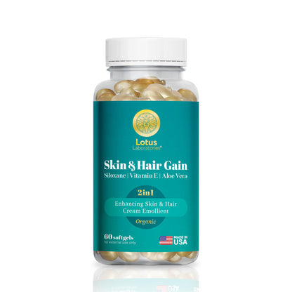 Skin & Hair Gain – 2-in-1 Topical Capsules with Vitamin E & Aloe Vera