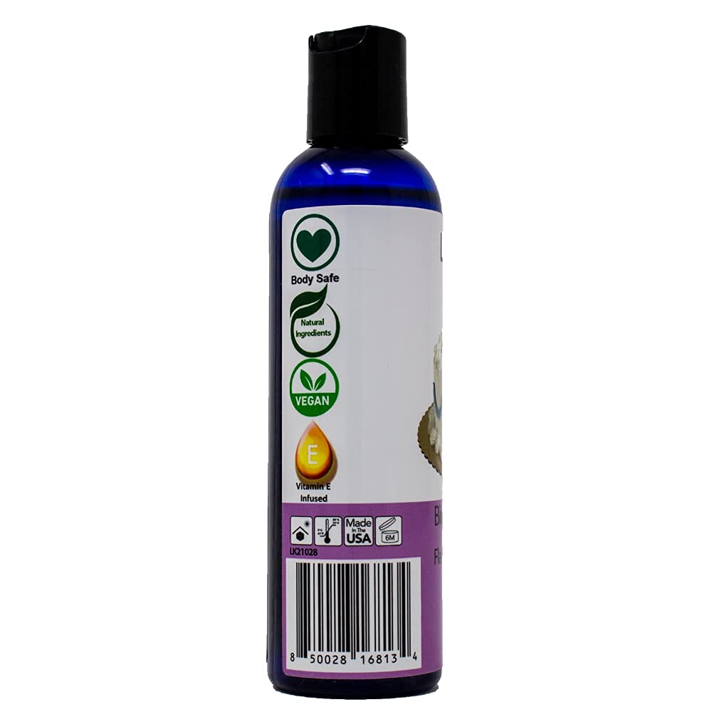 Birthday Cake Flavored Massage Oil – 4 oz | Aromatherapy Vitamin E Skin Moisturizing Oil