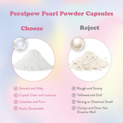 Organic Pearl Powder Capsules 1500mg | Skin Radiance, Eye Wellness & Nails | 60 Capsules