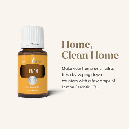 Young Living Lemon Essential Oil 15ml – Premium Grade, 100% Pure & Natural