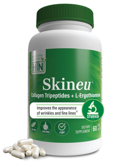 Skineu Collagen Tripeptide + L-Ergothioneine | Morikol Marine Collagen | Advanced Anti-Aging