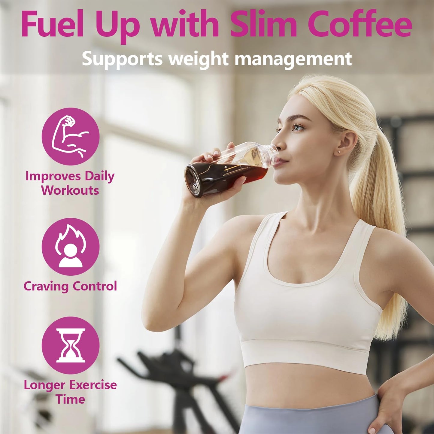 Skinny Coffee Green Bean Extract Powder | USTAR Slim Coffee, 12 Natural Blends, 120g