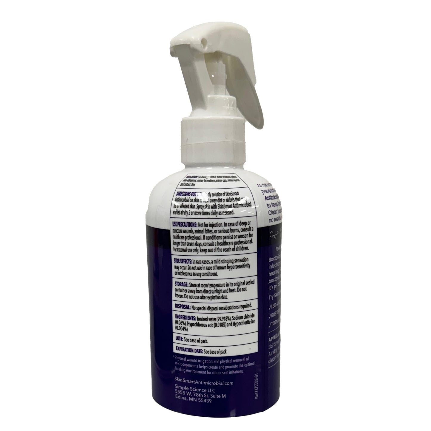 SkinSmart Daily Foot Cleanser – 8 oz Spray for At-Risk Feet | Doctor-Recommended