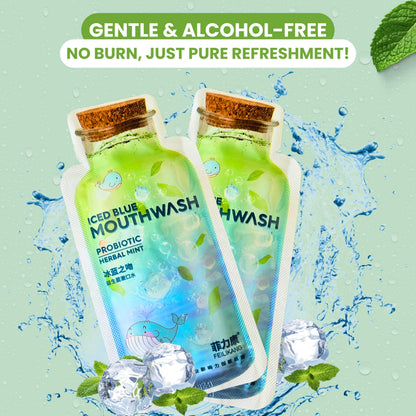 Skywin Travel Size Mouthwash Packets – Mint, 14-Count, TSA-Friendly 15 ml Per Packet