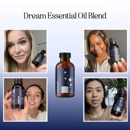Sleep Essential Oil Blend for Diffuser – Dream Essential Oils with Lavender, Chamomile, Clary Sage & Ylang-Ylang (2 oz)
