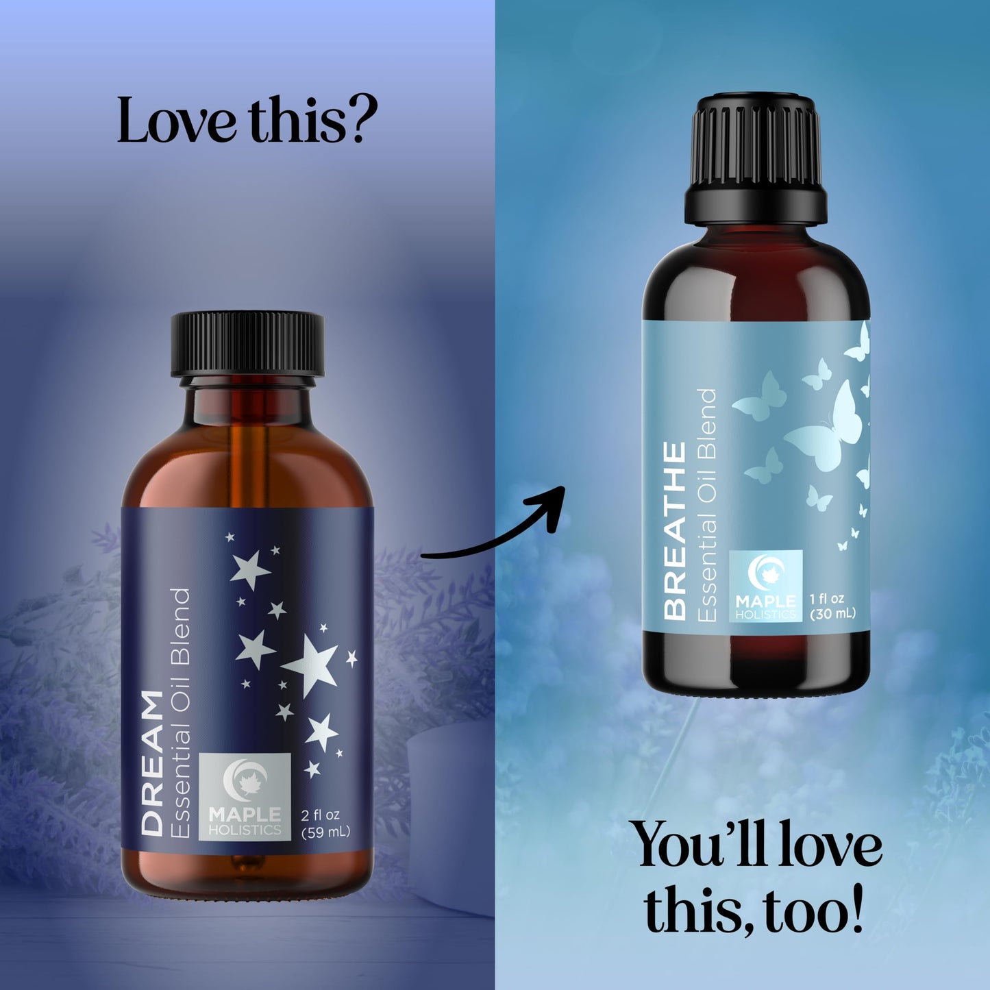 Sleep Essential Oil Blend for Diffuser – Dream Essential Oils with Lavender, Chamomile, Clary Sage & Ylang-Ylang (2 oz)