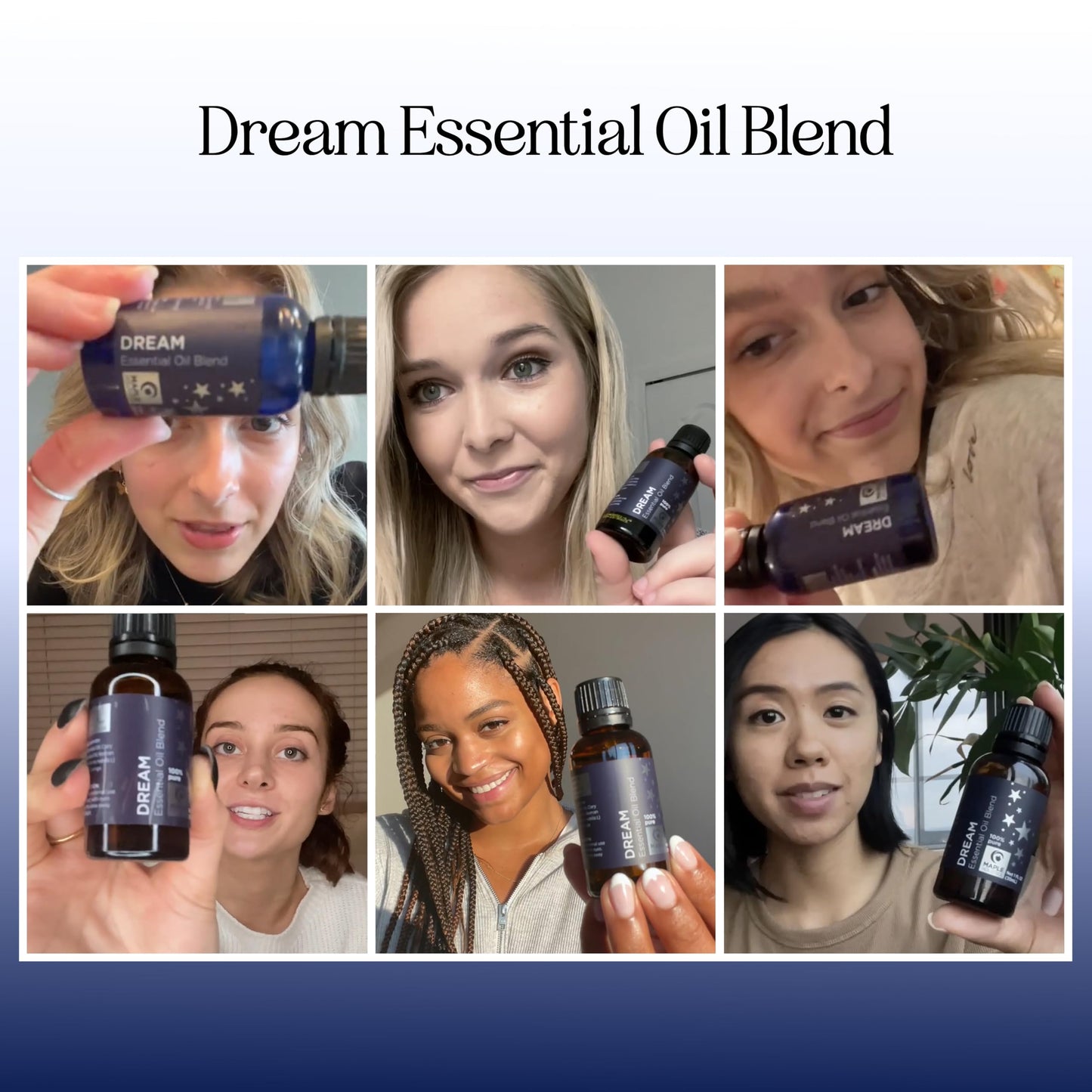 Sleep Essential Oil Blend for Diffusers – Dream Essential Oil for Nighttime Aromatherapy (4oz) with Lavender, Ylang-Ylang, Clary Sage & Roman Chamomile