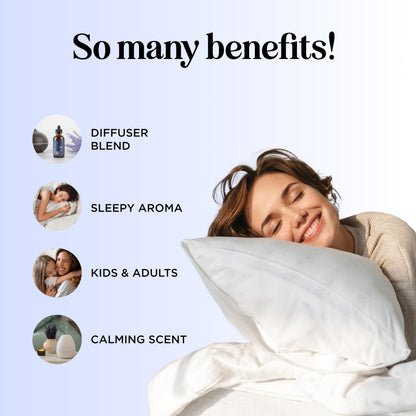 Sleep Essential Oil Blend for Diffusers – Dream Essential Oil for Nighttime Aromatherapy (4oz) with Lavender, Ylang-Ylang, Clary Sage & Roman Chamomile