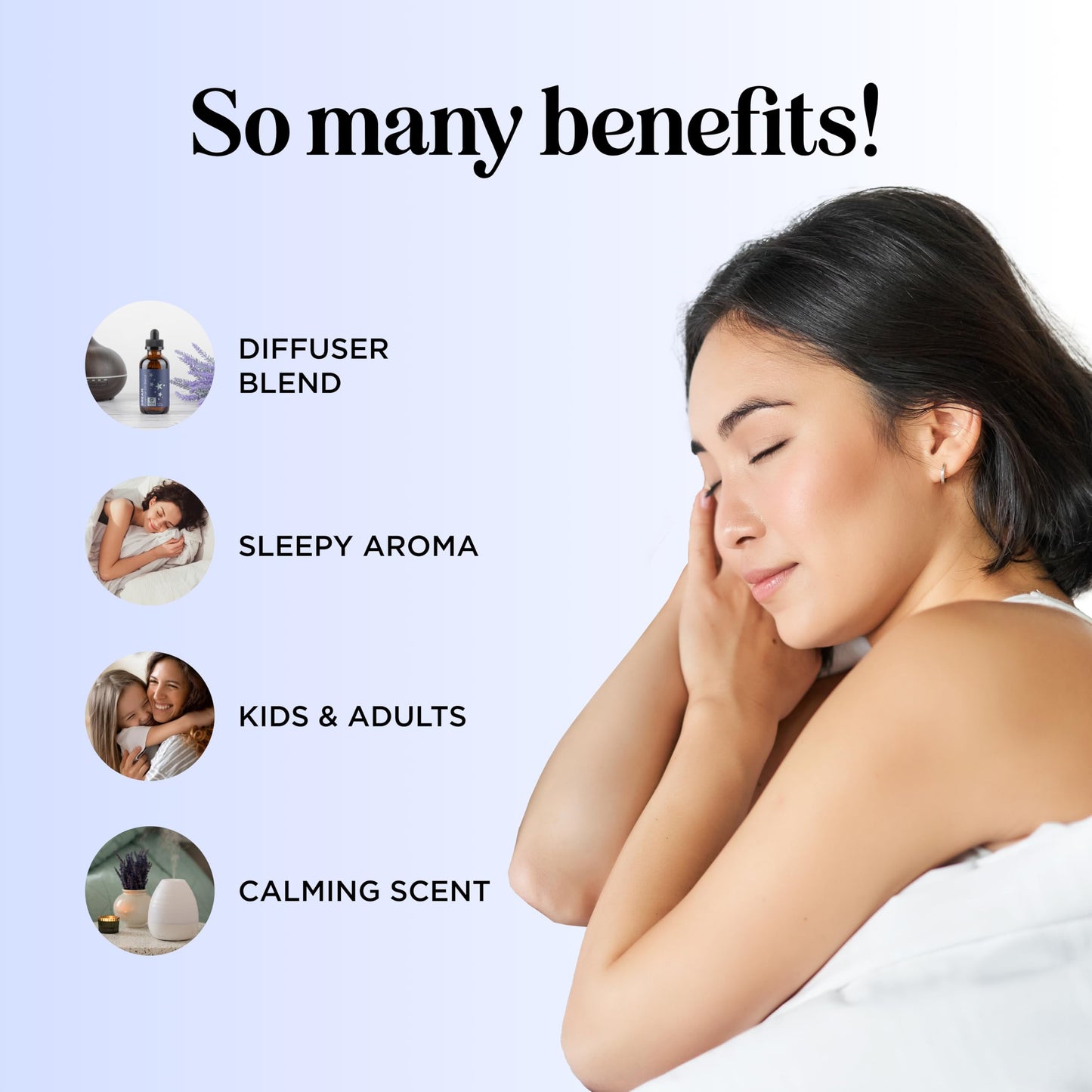 Sleep Essential Oil Blend for Diffuser | Dream Essential Oils – Lavender, Chamomile, Clary Sage & Ylang-Ylang (10mL)