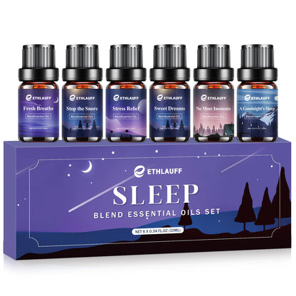 Sleep Essential Oils & Diffuser Blends for Home | Relax, Stress Relief, Fresh Breathe, Sweet Dreams