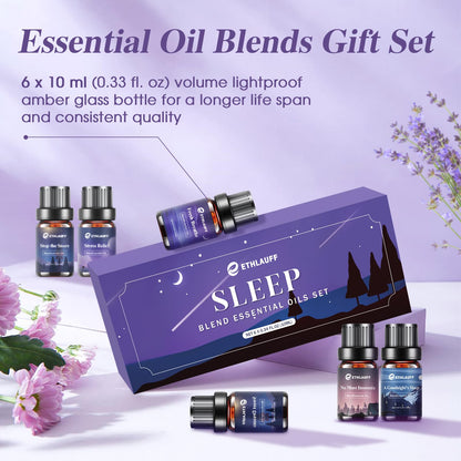 Sleep Essential Oils & Diffuser Blends for Home | Relax, Stress Relief, Fresh Breathe, Sweet Dreams