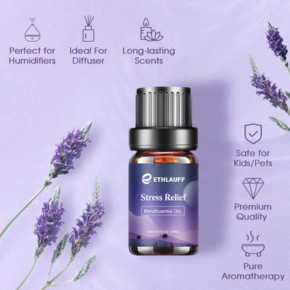Sleep Essential Oils & Diffuser Blends for Home | Relax, Stress Relief, Fresh Breathe, Sweet Dreams