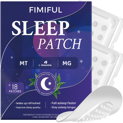 Sleep Patches with Melatonin for Adults – 18-Pack Microdart Sleep Patch
