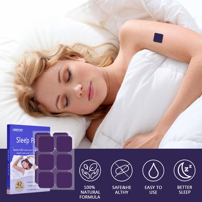 Sleep Patches for Adults – Premium 42-Patch Set, Easy to Apply