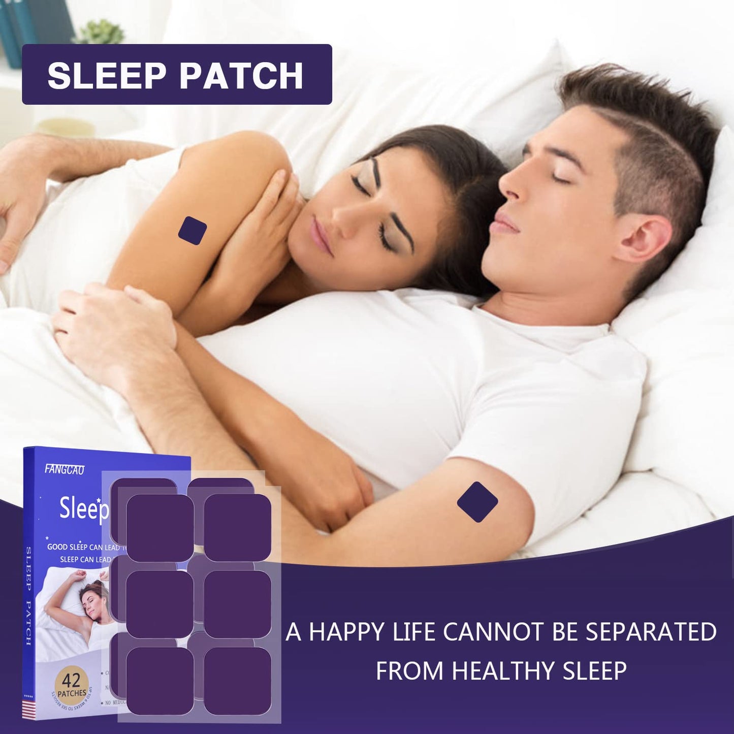 Sleep Patches for Adults – Premium 42-Patch Set, Easy to Apply