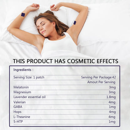 Sleep Patches for Adults – Premium 42-Patch Set, Easy to Apply