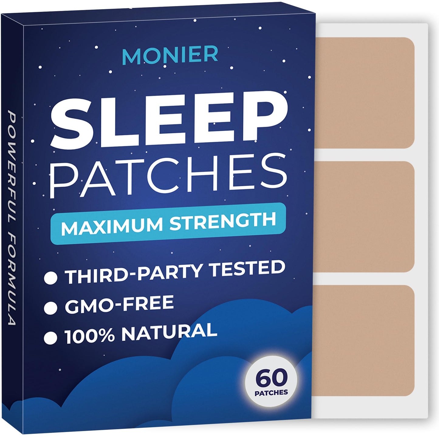 Sleep Patches for Adults - Extra Strength with Melatonin & Valerian (60 Patches)