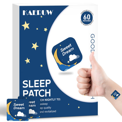 Sleep Patches for Adults - Extra Strength Insomnia Support | 1 Box 60 Patches | BB21