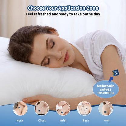 Sleep Patches for Adults Extra Strength Insomnia | Natural Patch of Magnesium and Sour Cherry Extract,Plant-Based Sleep Support, Easy to use, Suitable for Both Men and Women | 2 Box 120 Patches | HH11