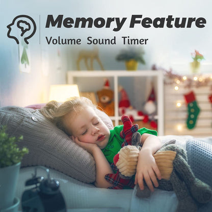 Sleepbox Sleep White Noise Machine — 25 Sounds, 36 Volume Levels, 5 Timers, Portable & Memory