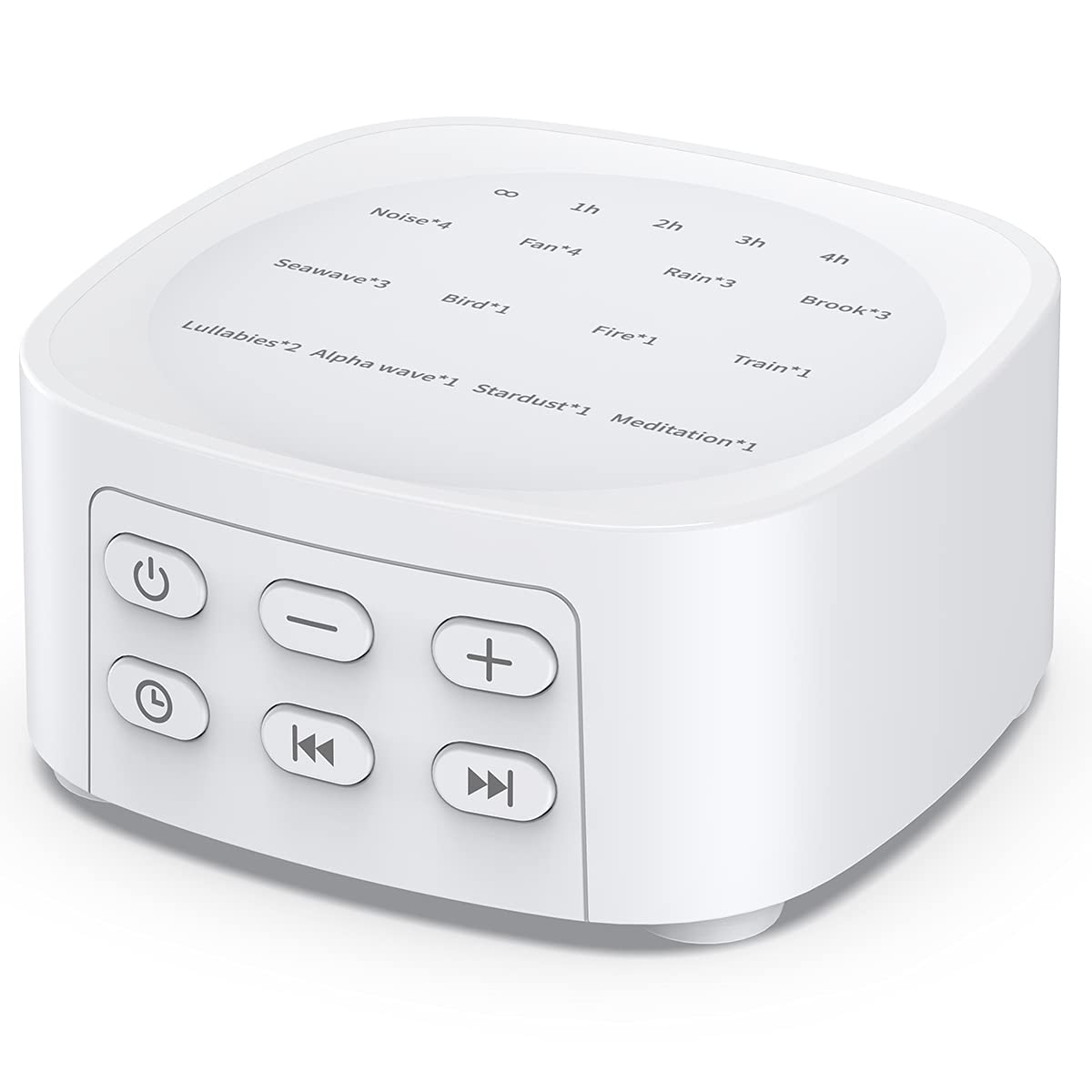 Sleepbox Sleep White Noise Machine — 25 Sounds, 36 Volume Levels, 5 Timers, Portable & Memory