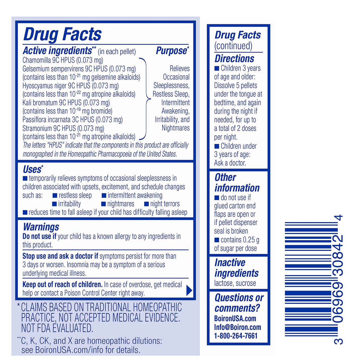 SleepCalm Kids Sleep Aid - Melatonin-Free, Non Habit-Forming | 80 Pellets per Tube, 4 Tubes