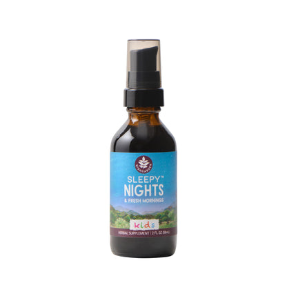 WishGarden Sleepy Nights for Kids – All-Natural Herbal Sleep Aid Tincture (No Melatonin), Passionflower & Skullcap, 2oz