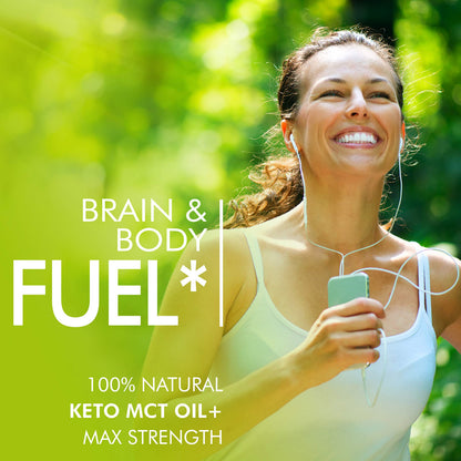 Slim Heat Keto MCT Oil Capsules with C8 & C10 – Fast Ketosis & Brain Fuel