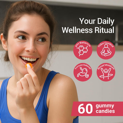 Slippery Kitty Gummies – Feminine Probiotic + Moisture Gummies | pH Balance & Gut Health