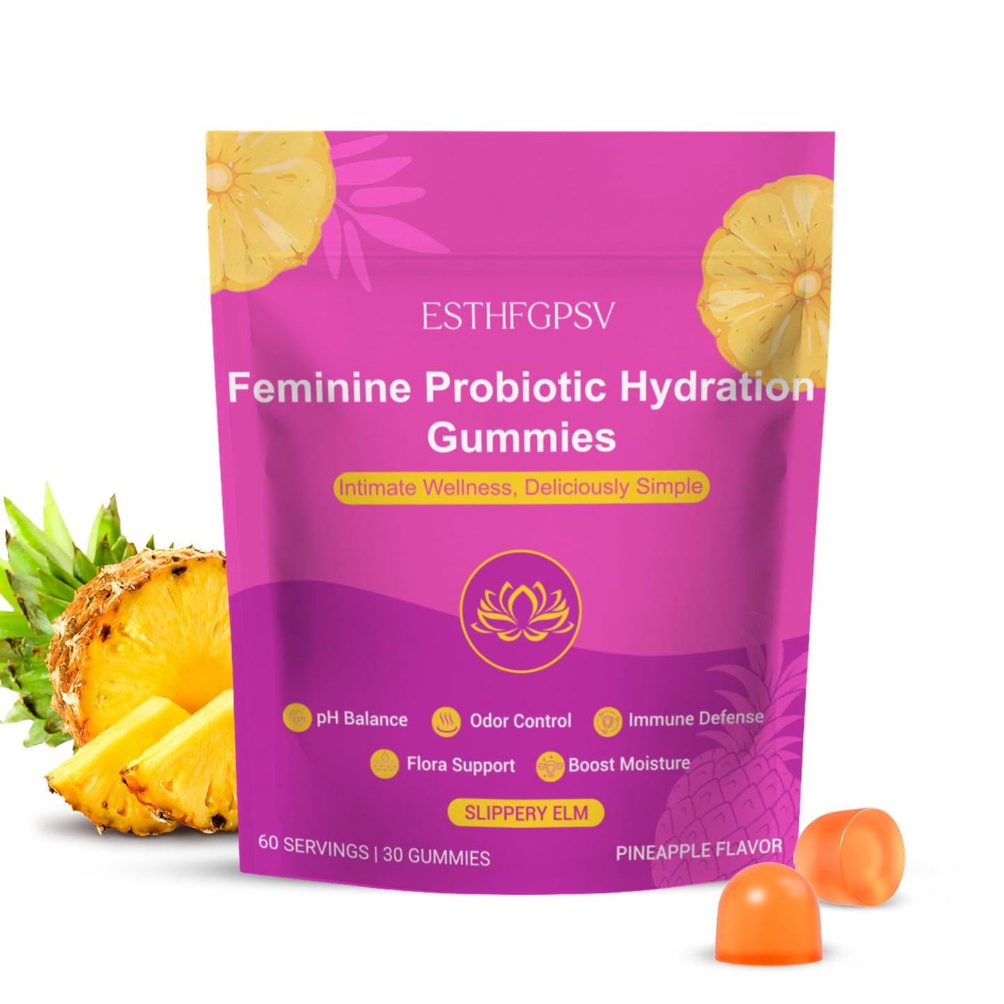 Slippery Kitty Gummies – Feminine Probiotic + Moisture Gummies | pH Balance & Gut Health