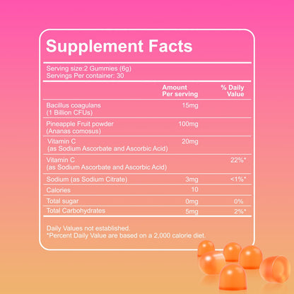 Slippery Kitty Gummies – Feminine Probiotic + Moisture Gummies | pH Balance & Gut Health