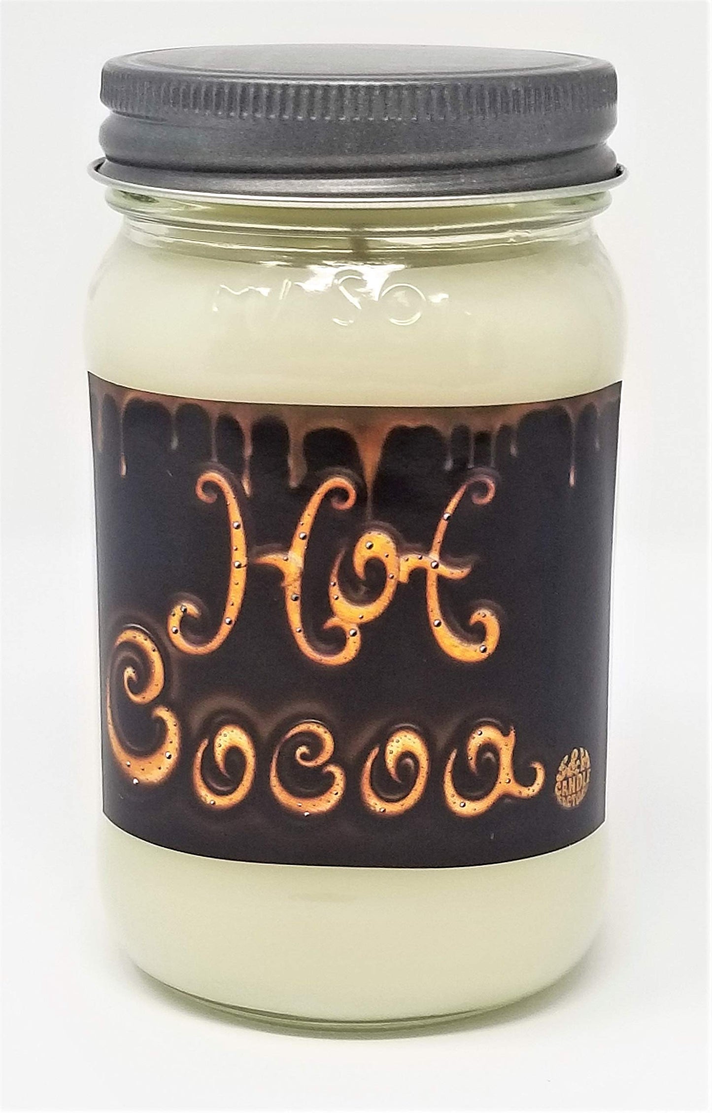 Hot Cocoa and Cream Candle 16oz by S&M Candle Factory | Premium Soy Wax