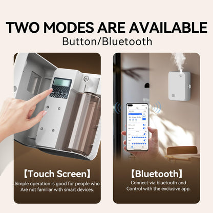 Smart Bluetooth Aromatherapy Diffuser | 500ml Waterless, Ultra-Quiet