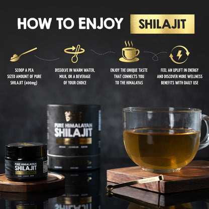 Smart Dose Pure Himalayan Shilajit Resin – 85% Fulvic Acid, 125 Servings, Medium Jar | Lab-Tested in USA