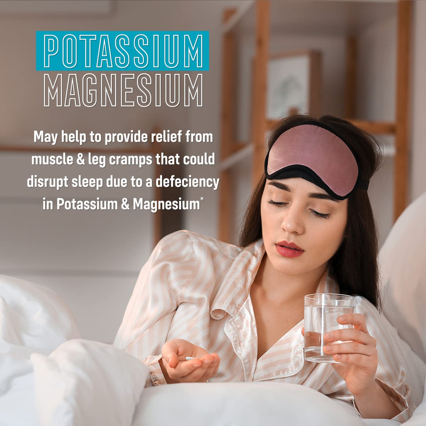 SMART FOR LIFE Potassium Magnesium Supplement | High-Absorption Magnesium Complex | 60 Vegan Capsules