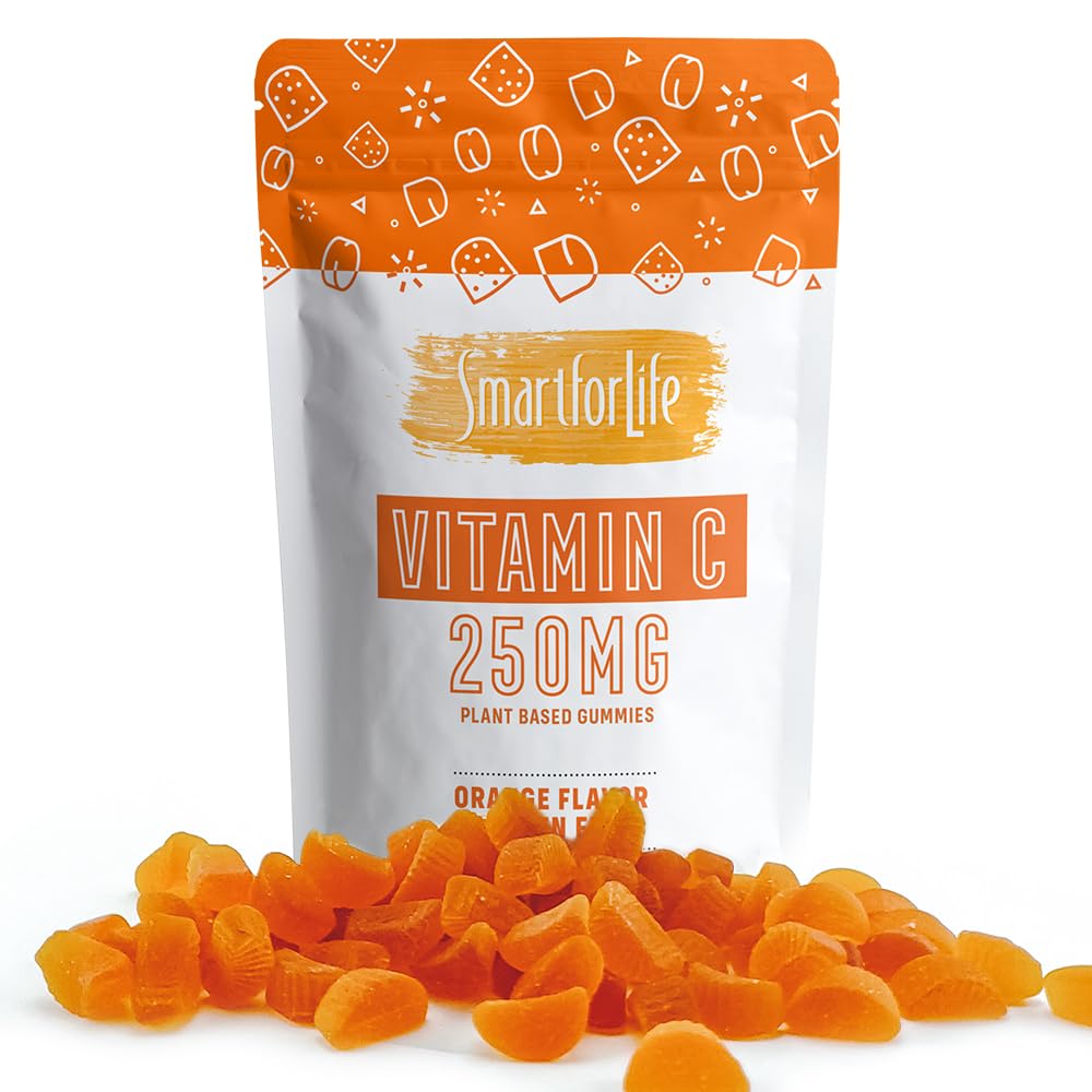 Smart for Life Vitamin C Gummies - Vegan Plant-Based Immune Support (60 Count)