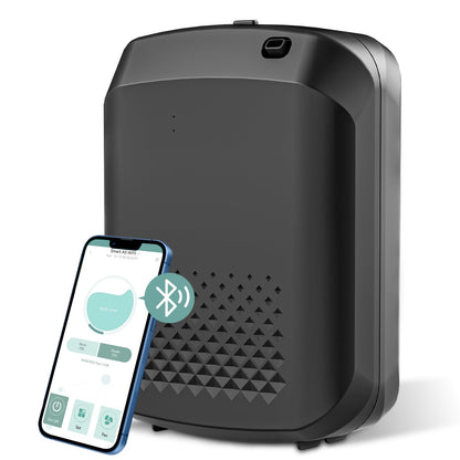 Smart Scent Air Machine for Home – 1500 Sq Ft Coverage, Bluetooth App (Black)
