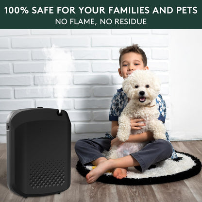 Smart Scent Air Machine for Home – 1500 Sq Ft Coverage, Bluetooth App (Black)