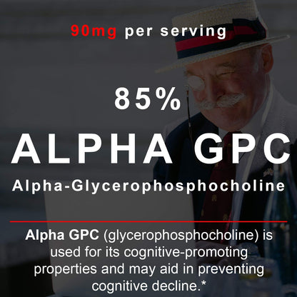 Smarter Brain Support Nootropic Supplement – Alpha-GPC, L-Tyrosine, ALCAR | 60 Softgels