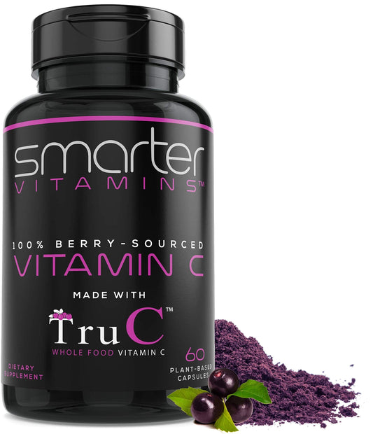 Smarter Raw Whole-Food Vitamin C from Berries – 60 Vegan Capsules BritishVita | Premium UK Vitamins & Wellness Supplements