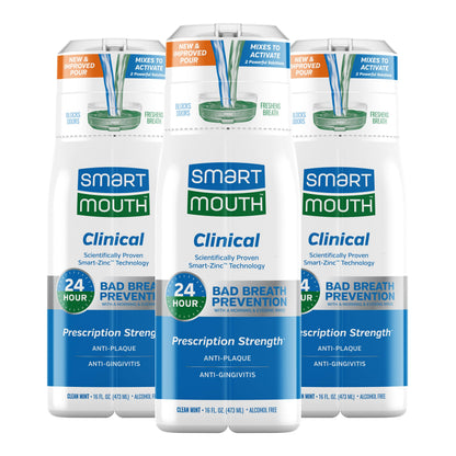SmartMouth DDS Activated Clinical Mouthwash – Fresh Breath, Gum Health