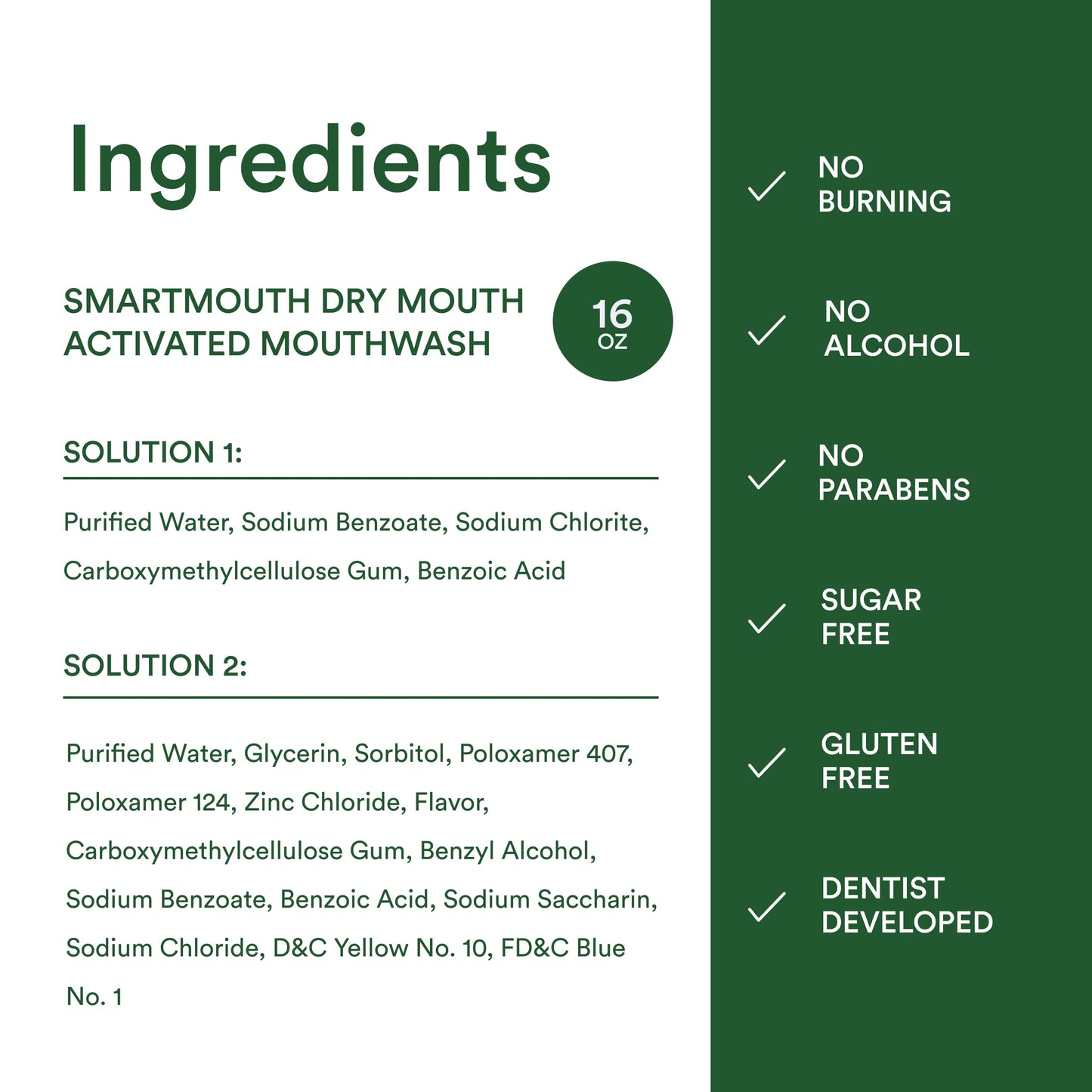 SmartMouth Dry Mouth Activated Mouthwash & Tongue Cleaner – Bad Breath Relief