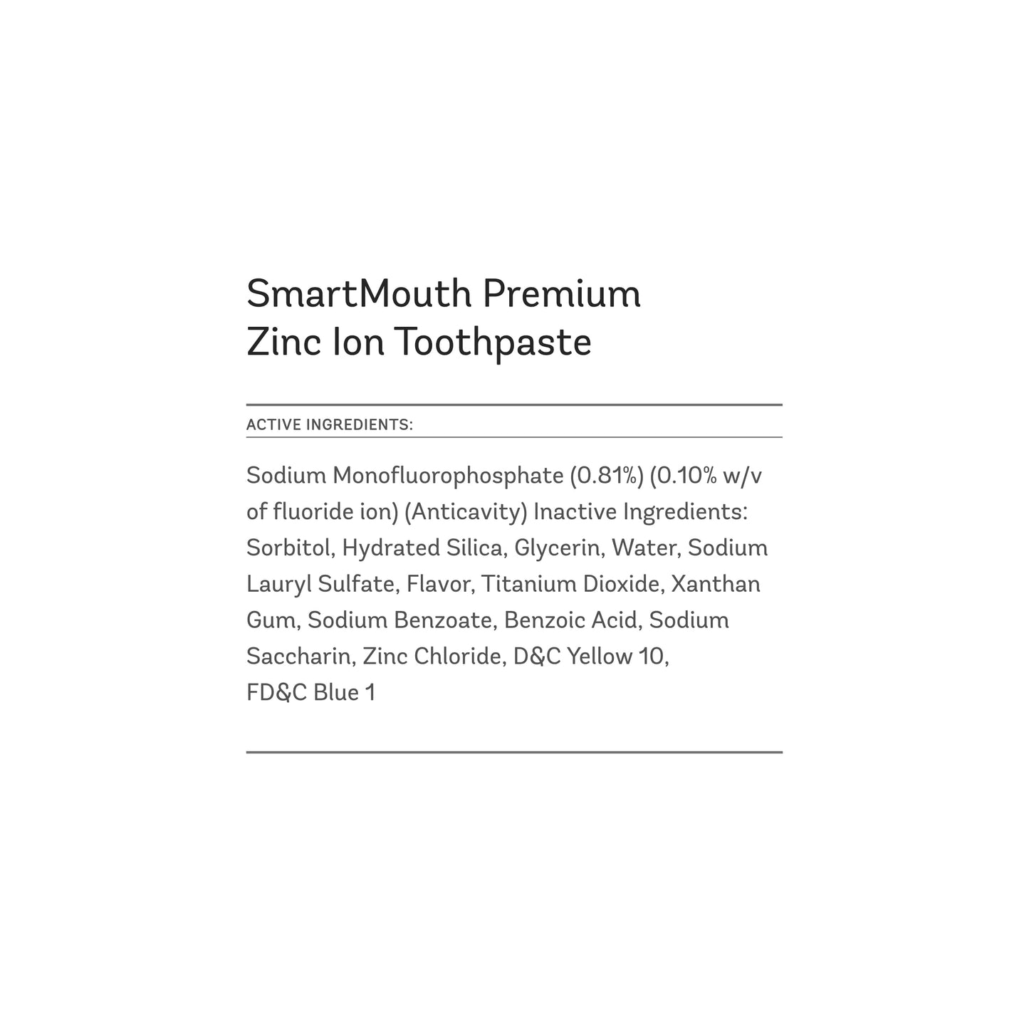 SmartMouth Premium Toothpaste - Elite Oral Health Protection, 6 oz (5 Pack)