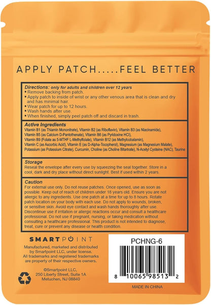 SMARTPOINT Post-Party Recovery Patches – Fast-Acting Transdermal Relief (24 Count)