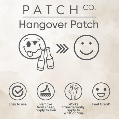 SMARTPOINT Post-Party Recovery Patches – Fast-Acting Transdermal Relief (24 Count)