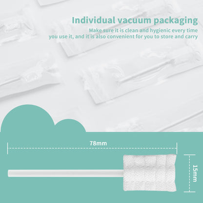 SmilBoxy 105-Piece Baby Tongue Cleaner + 2 Finger Toothbrush Set | 0-36 Months