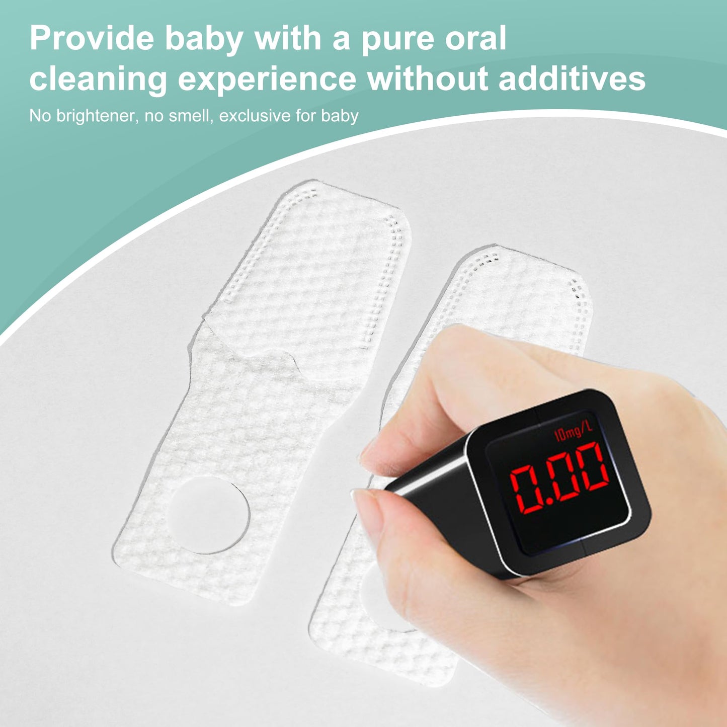 SmilBoxy 35PCS Finger Cots: Baby Mouth & Tongue Cleaner for 0-36 Months