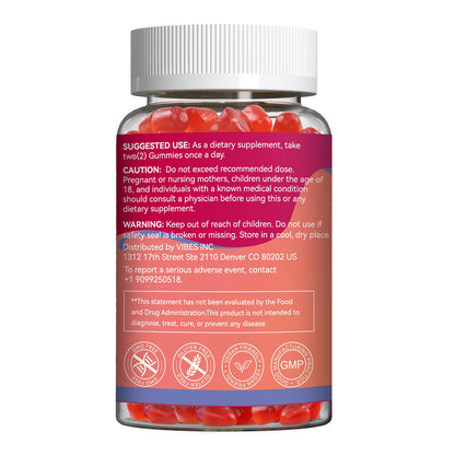 SmildeHeal Biotin Gummies 10,000 mcg – Hair Growth, Vegan, 120 Gummies