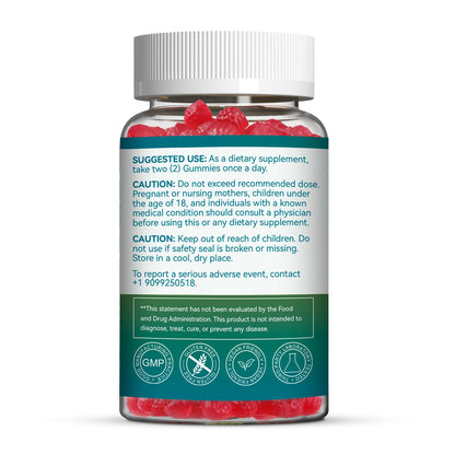 SmildeHeal Women's Multivitamin Gummies, Vitamins A, C, D3, E, K, B12, Calcium, Biotin, Folic Acid, Inositol, Multivitamin for Women for Daily Nutritional Support, 30 Day Supply - 60 Count